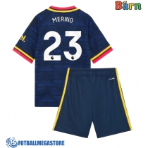 Fotballdrakt Barn Arsenal Mikel Merino #23 Bortedraktsett 2026-27 Kortermet (+ Korte bukser)
